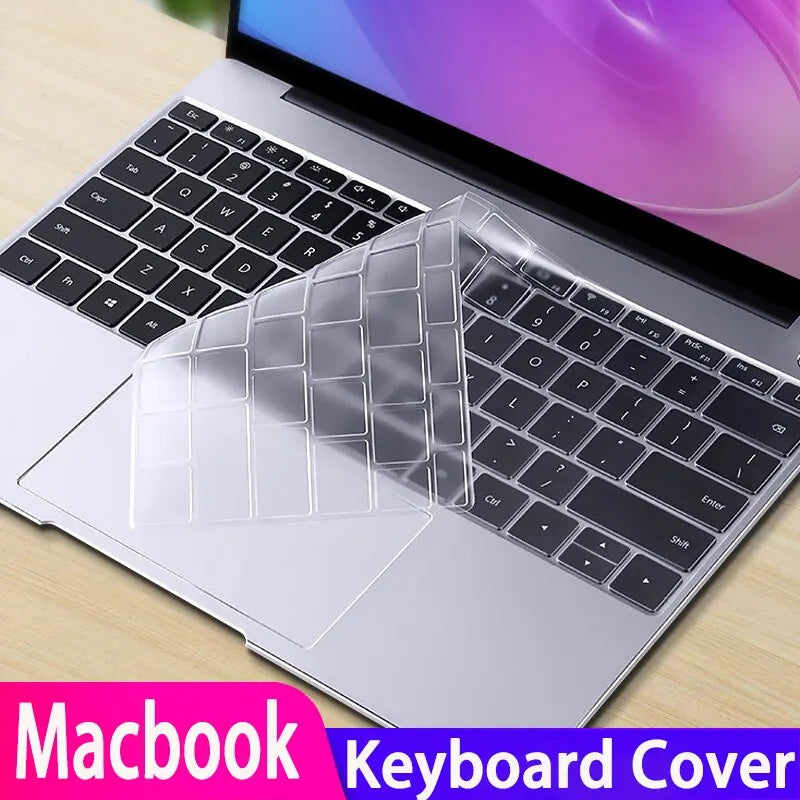 Silicone Keyboard Cover for MacBook Air 13 M2, Pro 13 M1, Pro 14, Pro 16 Max - Compatible with Models A2337, A2338, A2442, A2779, A2681, A2485