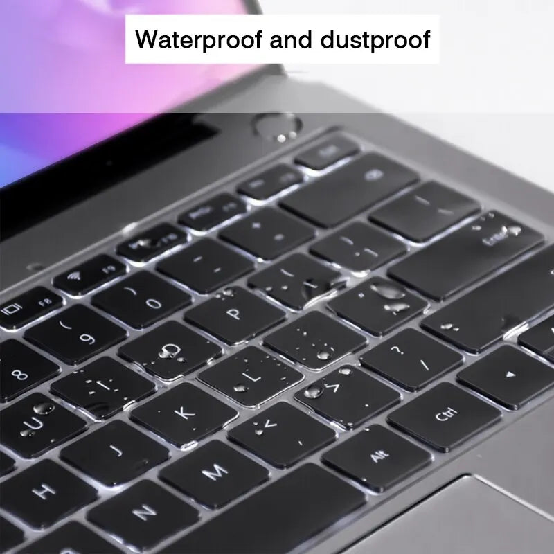 Silicone Keyboard Cover for MacBook Air 13 M2, Pro 13 M1, Pro 14, Pro 16 Max - Compatible with Models A2337, A2338, A2442, A2779, A2681, A2485