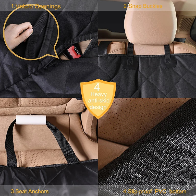 Waterproof Car Seat Cover with Double Zipper