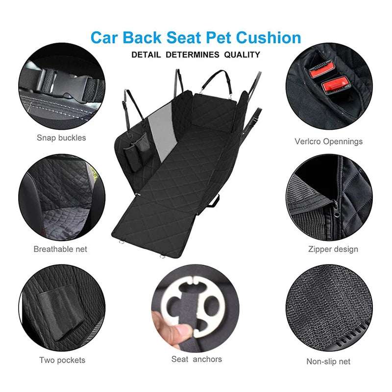 Waterproof Car Seat Cover with Double Zipper